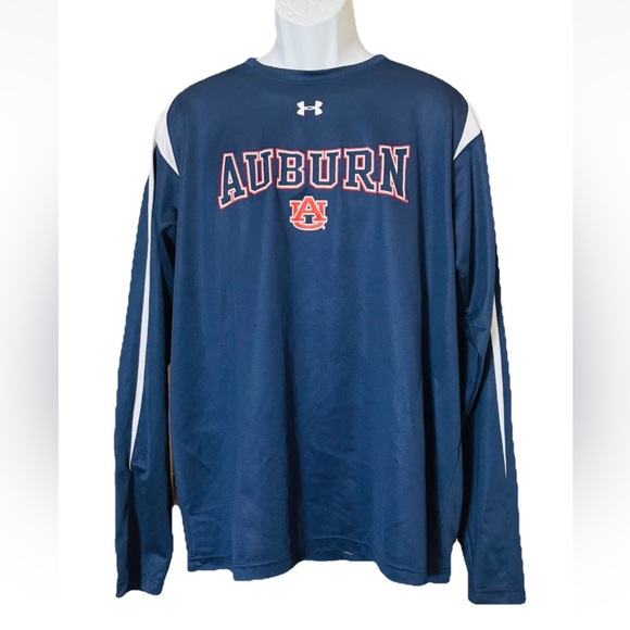 Under Armour Men’s XL Auburn Soccer Arch Over Performance Long Sleeve T-Shirt - Picture 1 of 9